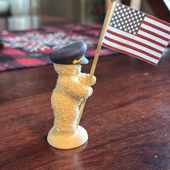 Department 56 Miniature “To Protect You” Police Snowbaby - Picture 3 of 6